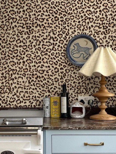 Leopard print peel stick - leopard,