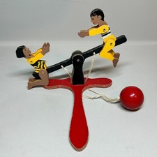 Vintage Wooden Toy Handheld