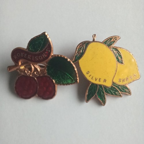 Badge raspberry and - and, lemon