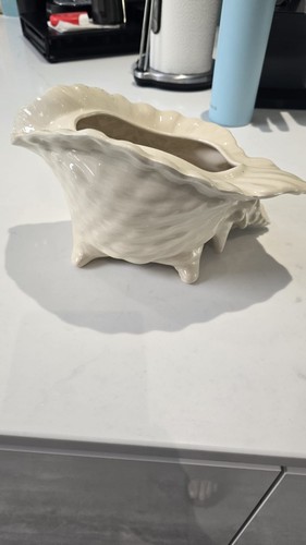 Vintage ceramic conch - vintage, sea