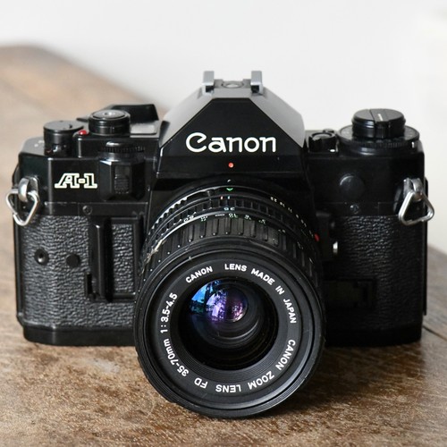 Canon 35mm slr film camera - a-1,
