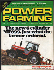 OCTOBER 1984 "POWER FARMING"