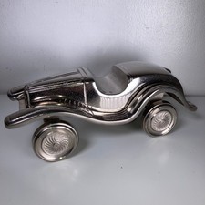 Metal car figurine sculpture - metal,