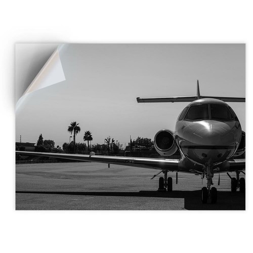Vinyl sticker bw - x,