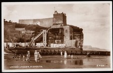 Jacobs Ladder Beach Clock Tower Sidmouth Devon RP Postcard