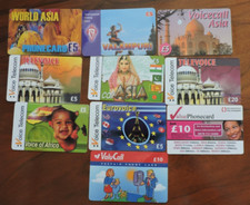 10 ASSORTED UK PHONECARDS