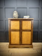 Antique Walnut Linen Cabinet / Clothes Cupboard / Drawers And Cupboard