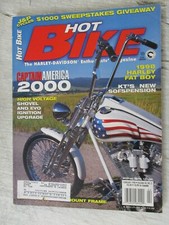 HOT BIKE MAGAZINE HARLEY