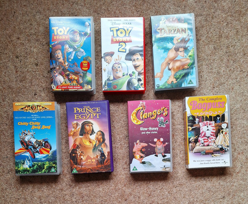 Vhs kids films disney - vhs,