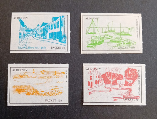 Alderney local parcel - alderney, stamps