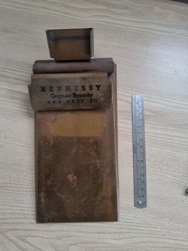 Vintage copper hennessy cognac - vintage,