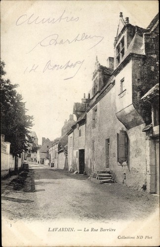 Postcard lavardin loir - loir, et