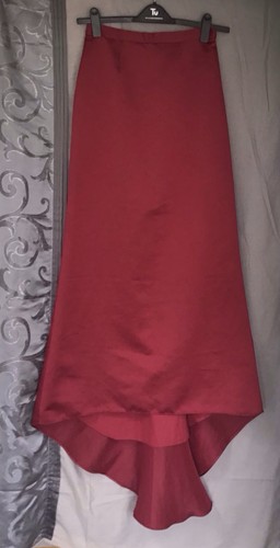 Long fish tail skirt - fish, red