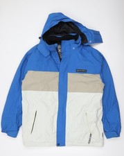 Protest Mens Blue Waterproof Ski Jacket L Hooded Geo-Tech 3000
