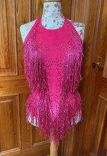 Showgirl strappy leotard