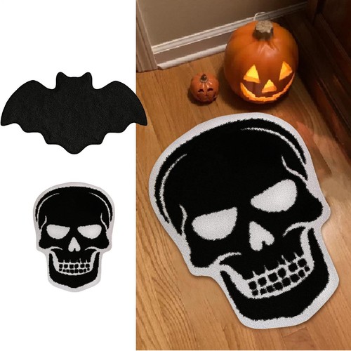 Halloween bath mat - bat, rug