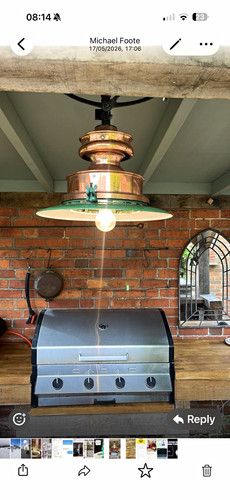 Vintage railway lantern