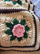 58 X 68 Hand Knit Afghan