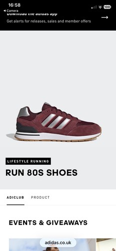 Adidas men burgundy silver - adidas, men's