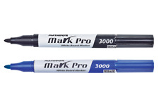 Matador Whiteboard Marker Black & Blue Ink 12 Pack : Smooth Writing and Erasable