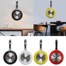 Wall Clock 8 Inch Frying Pan Shape Modern Art Watch Kitchen Decor Gifts