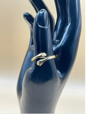 Silver Hug Ring , Gold Hug