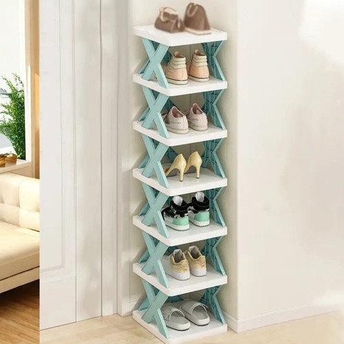 Space saving shoe rack - space, shelf