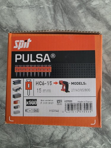 Spit pulsa hc6 nails 15mm - hc6-15,