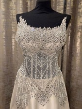 Cream Corset Dress, Size 8-10