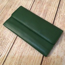 Rolex Green Zip Fold Long