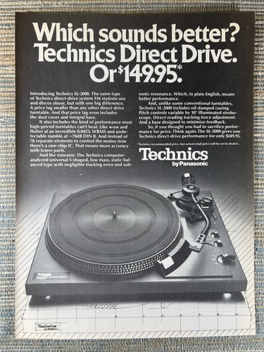 Technics 2000 direct drive - sl-2000,