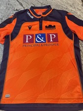 Edinburgh Rugby Macron Orange Alternative Shirt. Excellent Condtion. Men Size XL