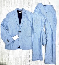 H&M Boys Light Blue Suit Set