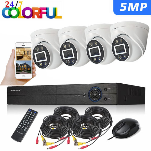 5mp colorvu cctv system audio - system,