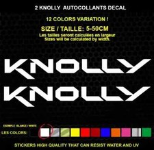 2 KNOLLY BIKE sticker Genuine