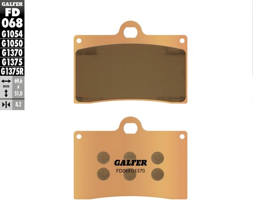 Brake pads set galfer - brake, 2x