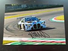 Signed 18x12 photo WRT BMW M4 GT3 Valentino Rossi and team Boss Vincent Vosse