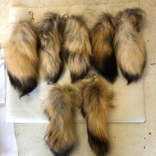 Scooter Mod Racoon Tail Aprox 25cm Clip Fastener 001566