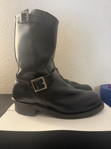 Red wing engineer boots - red,