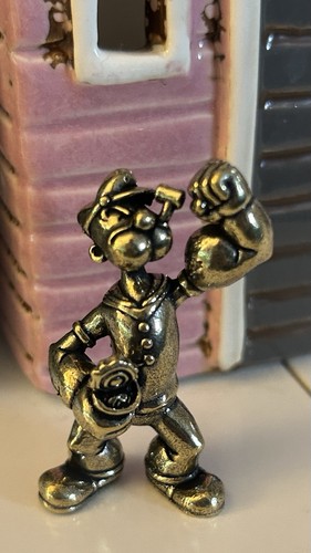 Brass popeye ornament - brass,