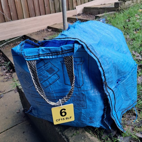 Personalised pvc recycling bag - recycling,