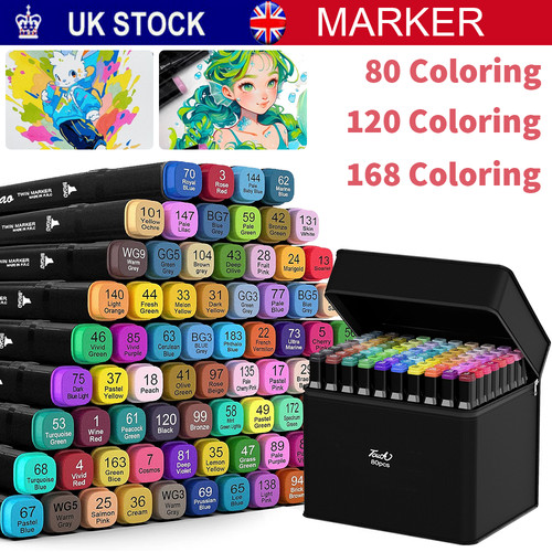 120 168x colouring pens dual - 120/168x,