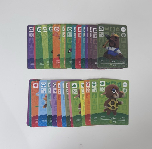 Animal crossing amiibo cards - animal,