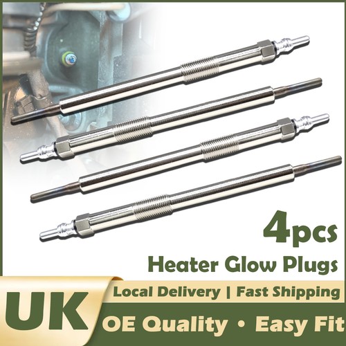 Heater glow plugs - 4x, for