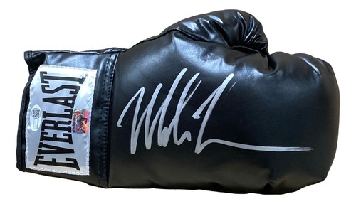 Mike tyson signed black - mike,