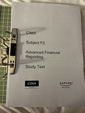 Kaplan CIMA F2 Study Text