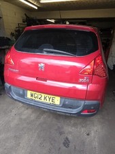 Peugeot 3008 Breaking Spare Parts Red 2012