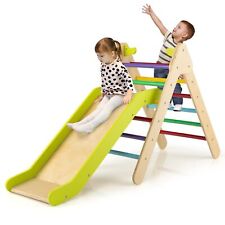 2-in-1 Triangle Climbing Set