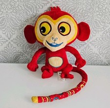 *RARE* Tinga Tinga Tales Monkey Musical Soft Plush Toy With Sound Bandai - VGC