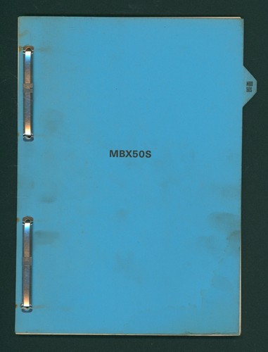 Honda mbx50s manual - manual, (83-86)